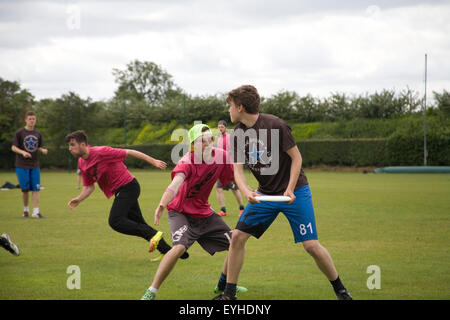 Ultimate Frisbee UK Open Stockfoto