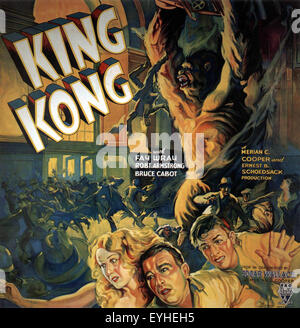 King Kong - 1933 - Filmposter Stockfoto