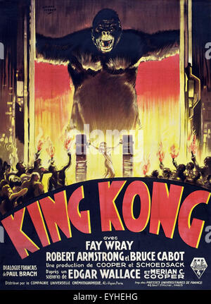 King Kong - 1933 - Filmposter Stockfoto