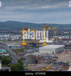 Samson und Goliath Stockfoto