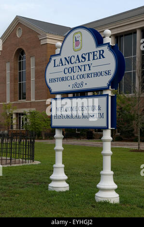 Lancaster County Historical Courthouse SC USA Stockfoto