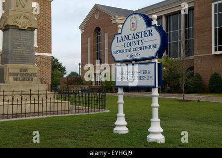 Lancaster County Historical Courthouse SC USA Stockfoto