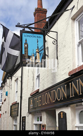 LONDON INN PADSTOW CORNWALL. VEREINIGTES KÖNIGREICH. Stockfoto