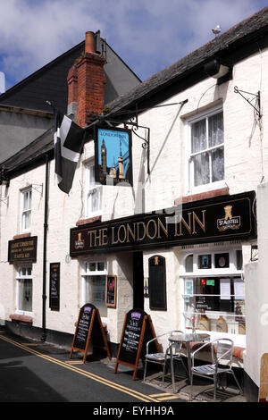 LONDON INN PADSTOW CORNWALL. VEREINIGTES KÖNIGREICH. Stockfoto