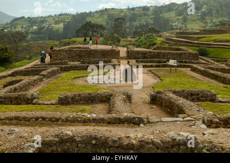 Inka-Ruinen von Ingapirca, in der Nähe von Cuenca, Ecuador Stockfoto