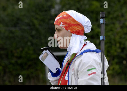 Kopenhagen, Dänemark. 30. Juli 2015. Sportleben bei Weltmeisterschaften Bogenschießen. Bildnachweis: Francis Dean/Alamy Live-Nachrichten Stockfoto