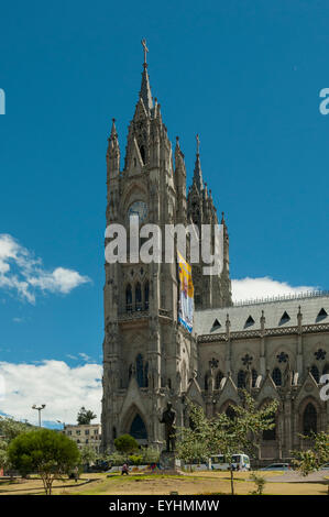 Basilika del Voto Nacional, Quito, Ecuador Stockfoto