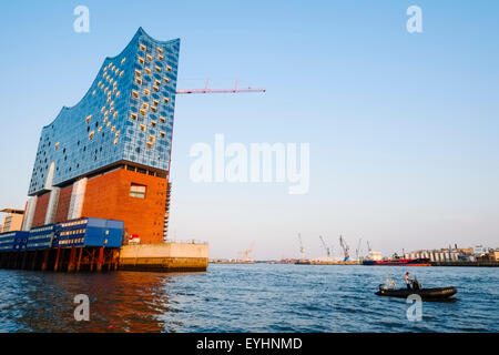 Elbphilharmonie im Quartier HafenCity, Hamburg, Deutschland Stockfoto