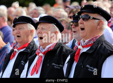 Dinslaken, Deutschland, singen Tag des Liedes, größte Shanty-Chor der Ruhr Stockfoto