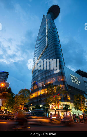 Der Bitexco Financial Tower, Ho Chi Minh, Vietnam. Stockfoto