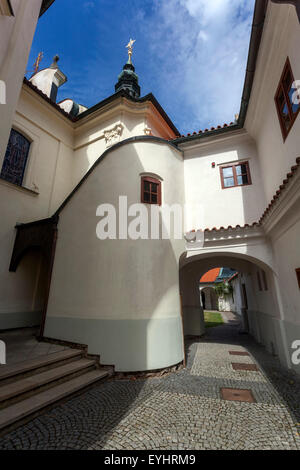 Barocke Wallfahrtskirche der Annahme, Klokoty, Tabor, Süd-Böhmen, Tschechische Republik Stockfoto