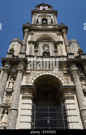 Die Kirche von San Miguel in Jerez De La Frontera, Spanien. Es ist eine Kirche von 15. Jahrhundert im gotisch-barocken Stil erbaut Stockfoto