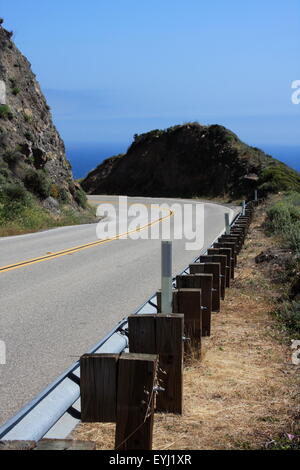 Bewegt sich entlang des Pacific Coast Highway / US1, Kalifornien USA Stockfoto