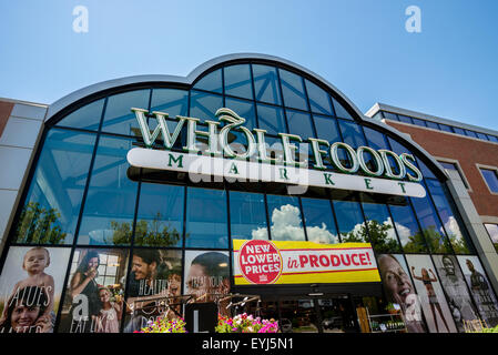 Ganze Lebensmittel Storefront - Trolley Square - Salt Lake City, Utah Stockfoto