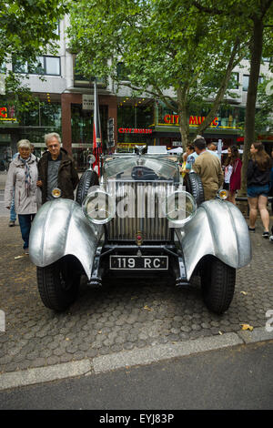 BERLIN - 14. Juni 2015: Luxus-Auto Rolls-Royce Phantom I, 1925. Die Classic Days am Kurfürstendamm. Stockfoto