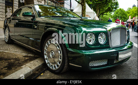 BERLIN - 14. Juni 2015: Full-Size-Luxus-Auto Bentley Brooklands 2008. Die Classic Days am Kurfürstendamm. Stockfoto