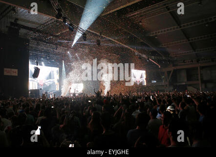 Live-Performance Veranstaltung voll an Sonar-Musik-Festival in Barcelona Stockfoto