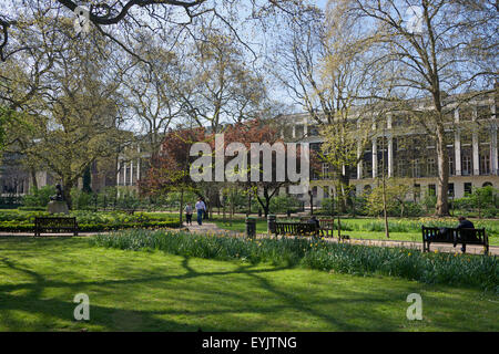 Tavistock Square im Frühjahr London England Stockfoto