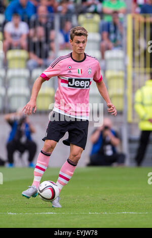 Daniele Rugani (Juventus), 29. Juli 2015 - Fußball / Fußball: Vorsaison Freundschaftsspiel zwischen Lechia Gdansk 1-2 Juventus an PGE Arena Gdańsk in Danzig, Polen. (Foto von Maurizio Borsari/AFLO) Stockfoto