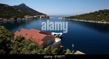 Europa, Kroatien, Dalmacia Provinz, Insel Lastovo, Adria, Zaklopatica Bucht, Stockfoto