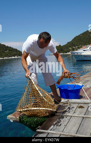 Europa, Kroatien, Dalmacia Provinz, Insel Lastovo, Adria, Zaklopatica Bucht, Stockfoto