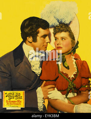 Kleinen alten New York 1940 - Filmplakat Stockfoto