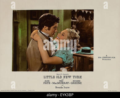 Kleinen alten New York 1940 - Filmplakat Stockfoto