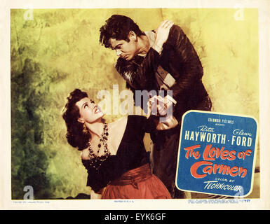 die Liebe von Carmen - 1948 - Filmplakat Stockfoto