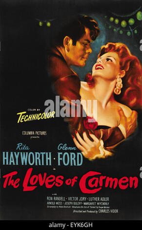 die Liebe von Carmen - 1948 - Filmplakat Stockfoto