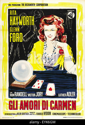 die Liebe von Carmen - 1948 - italienische Filmplakat Stockfoto