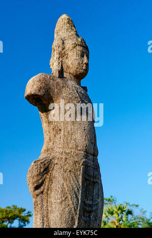 Sri Lanka, Ceylon, North Central Province, antiken Stadt Polonnaruwa, UNESCO-Weltkulturerbe, Viereck, Altar für Bodhis Stockfoto