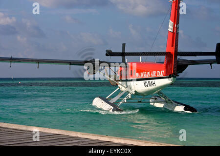Maldivian Air Taxi. Stockfoto