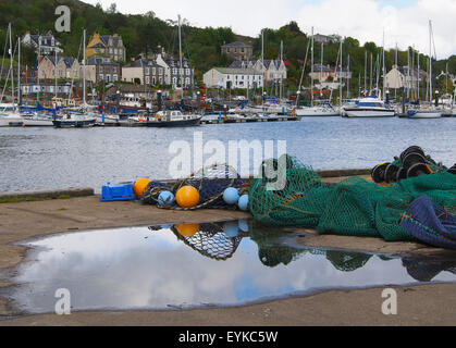 Tarbert Hafen und Erbe Dorf liegt an den Ufern des Loch Fyne in Argyll in Schottland, Großbritannien. Stockfoto