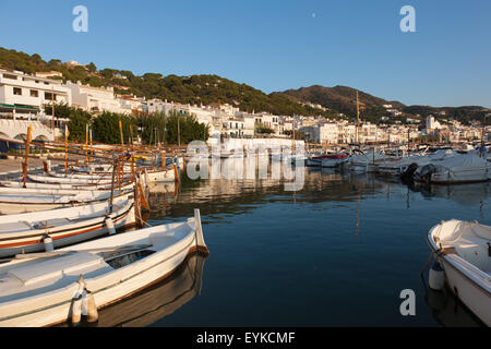 Die Marina in El Port De La Selva an der Costa Brava Stockfoto