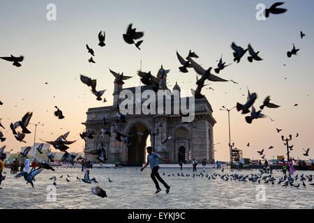 Indien, Maharashtra, Mumbai (Bombay), Gateway of India Stockfoto