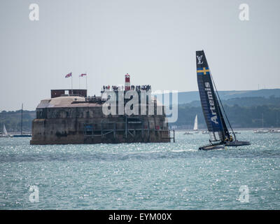 Artemis Team Schweden an der Americas Cup World Series im Solent, Juli 2015 Stockfoto