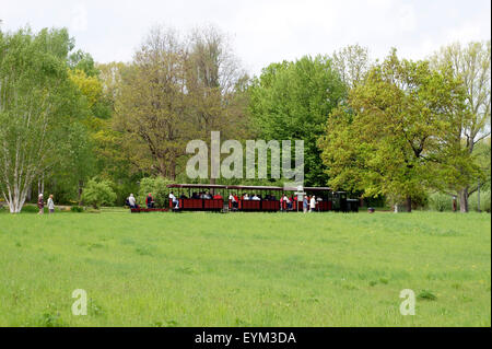 Parkeisenbahn Britzer Garten Stockfoto