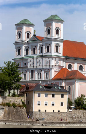 Jesuitenkirche St. Michael, Passau Deutschland Bayern Stockfoto