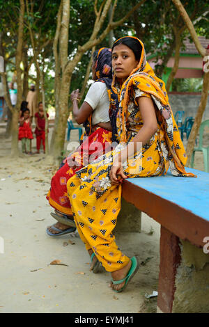 Dorfbewohner in Munshiganji, Bangladesch, Asien Stockfoto