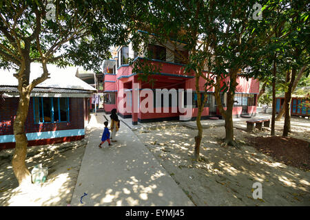 Gebäude in Munshiganji, Bangladesch, Asien Stockfoto