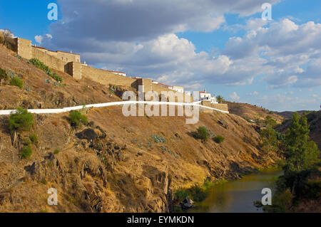 Mertola Burg Wände, Mértola, Baixo Alentejo, Portugal, Europa Stockfoto