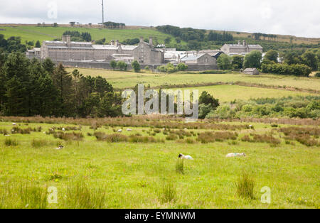 Dartmoor Gefängnis in Princetown, Dartmoor Nationalpark, Devon, England, UK Stockfoto