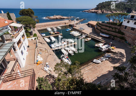 Fornells Port, Begur. Stockfoto