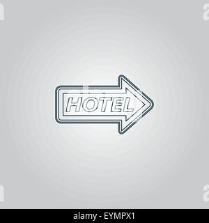 Motel-Schild-Vektor Stock Vektor
