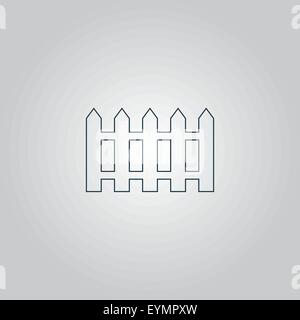 Zaun-Symbol - Vektor Stock Vektor