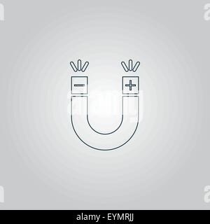 Magnet-Symbol Stock Vektor