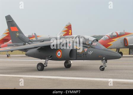 Französische Luftwaffe (Armée de l ' Air), Alpha Jet Licht-Angriff und fortgeschrittene Schulflugzeug Stockfoto