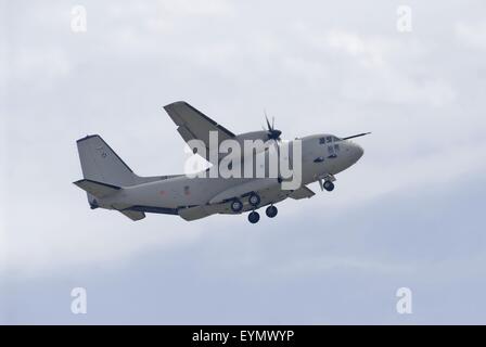 Italienische Luftwaffe, taktisches Transportflugzeug C 27 J Spartan Stockfoto