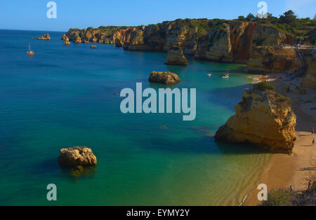 Lagos, Dona Ana Beach, Praia da Dona Ana, Algarve, Portugal, Europa Stockfoto