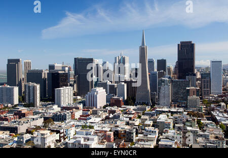 Skyline von San Francisco, San Francisco, USA Stockfoto